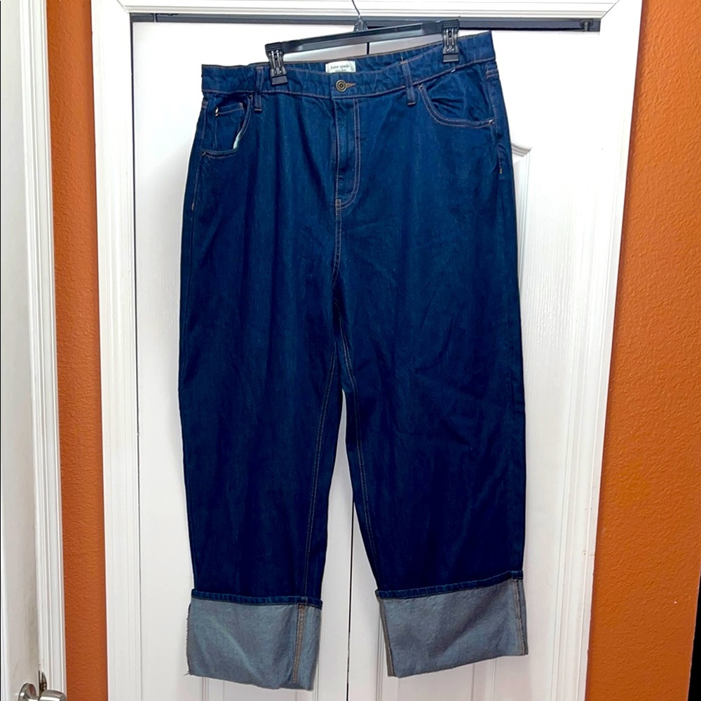 Kate Spade Blue Relaxed Jeans NWOT